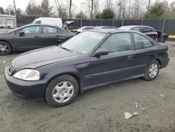 Salvage cars for sale at Waldorf, MD auction: 2000 Honda Civic EX