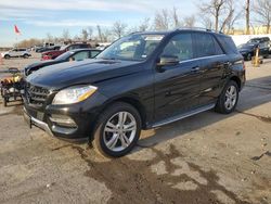 Salvage cars for sale from Copart Bridgeton, MO: 2014 Mercedes-Benz ML 350 4matic