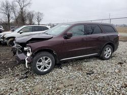 Salvage cars for sale from Copart Cicero, IN: 2012 Dodge Durango SXT