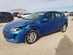 Salvage cars for sale at Amarillo, TX auction: 2012 Mazda 3 I