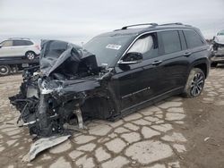 Jeep salvage cars for sale: 2022 Jeep Grand Cherokee Overland