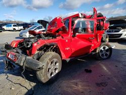 Salvage cars for sale at West Warren, MA auction: 2017 Jeep Wrangler Unlimited Sahara