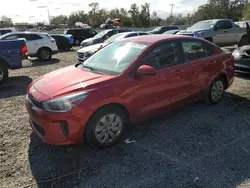 Salvage cars for sale at Riverview, FL auction: 2018 KIA Rio LX