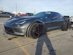 Salvage cars for sale at Grand Prairie, TX auction: 2017 Chevrolet Corvette Z06 3LZ