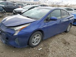 Salvage cars for sale at Magna, UT auction: 2016 Toyota Prius