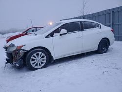 Salvage cars for sale at Ottawa, ON auction: 2012 Honda Civic LX