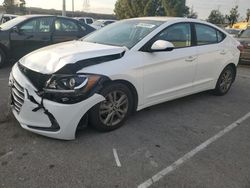 Salvage cars for sale at Rancho Cucamonga, CA auction: 2018 Hyundai Elantra SEL