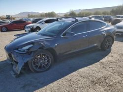 Salvage cars for sale at Las Vegas, NV auction: 2018 Tesla Model 3