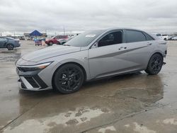 Salvage cars for sale at Grand Prairie, TX auction: 2024 Hyundai Elantra N Line