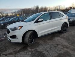 Salvage cars for sale at Chalfont, PA auction: 2022 Ford Edge SEL