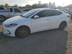 Salvage cars for sale at Riverview, FL auction: 2018 Hyundai Elantra SEL