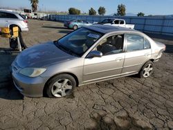 Salvage cars for sale at Martinez, CA auction: 2004 Honda Civic EX