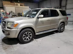 Salvage cars for sale at Rogersville, MO auction: 2006 Toyota Sequoia Limited