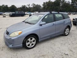 Salvage cars for sale from Copart Ocala, FL: 2006 Toyota Corolla Matrix Base