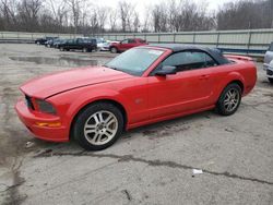 Salvage cars for sale at Ellwood City, PA auction: 2005 Ford Mustang GT