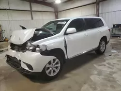 Toyota salvage cars for sale: 2013 Toyota Highlander Base