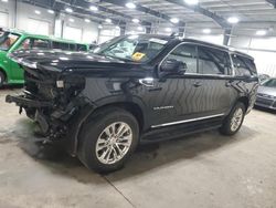 Salvage cars for sale at Ham Lake, MN auction: 2021 GMC Yukon XL K1500 SLT