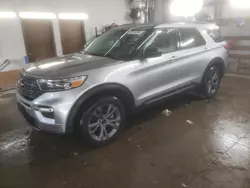 Ford Explorer xlt salvage cars for sale: 2021 Ford Explorer XLT