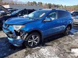 Salvage cars for sale at Exeter, RI auction: 2017 Toyota Rav4 XLE