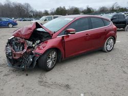 Salvage cars for sale at Madisonville, TN auction: 2015 Ford Focus Titanium