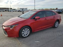 Salvage cars for sale from Copart Grand Prairie, TX: 2021 Toyota Corolla LE