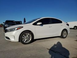 Salvage cars for sale at Grand Prairie, TX auction: 2017 KIA Forte LX