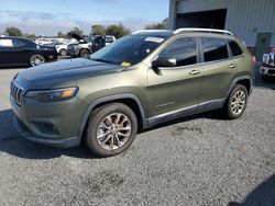 Salvage cars for sale at Orlando, FL auction: 2019 Jeep Cherokee Latitude Plus