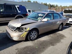 Salvage cars for sale at Exeter, RI auction: 2002 Toyota Avalon XL