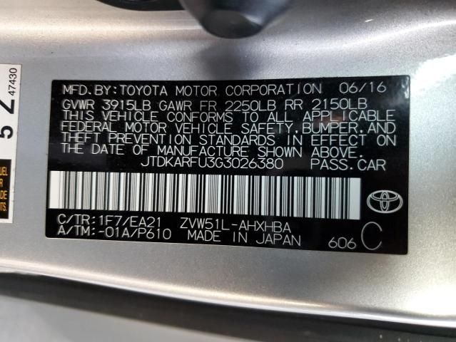 2016 Toyota Prius