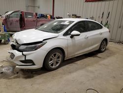 Salvage cars for sale from Copart Appleton, WI: 2018 Chevrolet Cruze LT