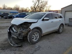 Salvage cars for sale from Copart Wichita, KS: 2019 KIA Sorento L