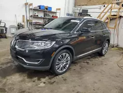 Salvage cars for sale at Ham Lake, MN auction: 2016 Lincoln MKX Reserve