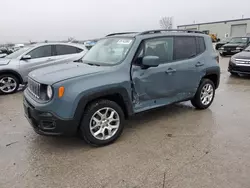 Salvage cars for sale at Kansas City, KS auction: 2017 Jeep Renegade Latitude