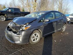 Salvage cars for sale at Portland, OR auction: 2015 Toyota Prius