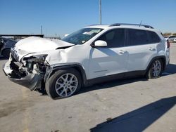 Salvage cars for sale at Grand Prairie, TX auction: 2018 Jeep Cherokee Latitude Plus