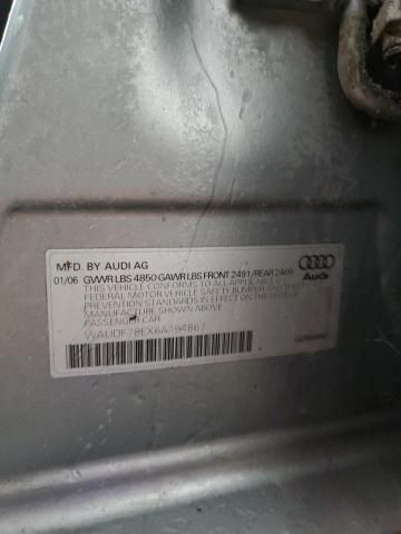 2006 Audi A4 2.0T Quattro