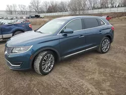 Salvage cars for sale at Davison, MI auction: 2016 Lincoln MKX Reserve