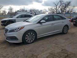 Salvage cars for sale from Copart Wichita, KS: 2015 Hyundai Sonata Sport