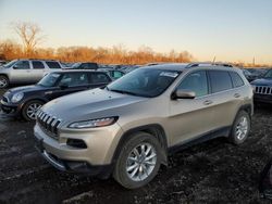 Jeep salvage cars for sale: 2015 Jeep Cherokee Limited