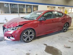 Salvage cars for sale at Sandston, VA auction: 2021 Nissan Sentra SR