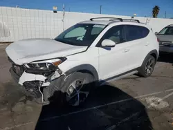 Salvage cars for sale at Van Nuys, CA auction: 2017 Hyundai Tucson Limited