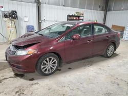 Honda salvage cars for sale: 2012 Honda Civic EX