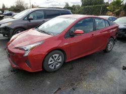 Toyota salvage cars for sale: 2018 Toyota Prius