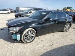 Salvage cars for sale at Haslet, TX auction: 2019 Infiniti Q50 Luxe