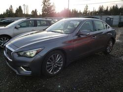 Infiniti Vehiculos salvage en venta: 2018 Infiniti Q50 Luxe