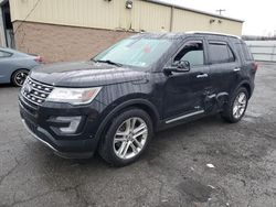 Salvage cars for sale at Marlboro, NY auction: 2017 Ford Explorer Limited