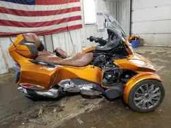 Salvage motorcycles for sale at Lyman, ME auction: 2014 Can-Am Spyder Roadster RT