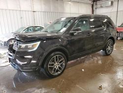 Salvage cars for sale from Copart Franklin, WI: 2019 Ford Explorer Sport