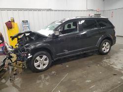 Salvage cars for sale from Copart Windham, ME: 2012 Dodge Journey SXT