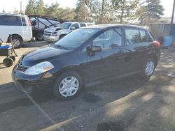 Salvage cars for sale at Denver, CO auction: 2012 Nissan Versa S